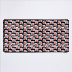 Aurora Glitch   Desk Mat