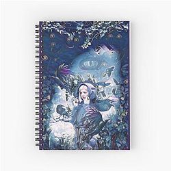 Aurora Aksnes Crows Spiral Notebook