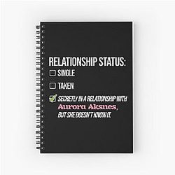 Relationship with Aurora Aksnes Spiral Notebook