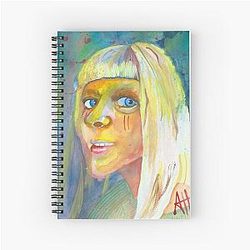 Watercolour AURORA Spiral Notebook