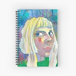 AURORA Watercolour Spiral Notebook