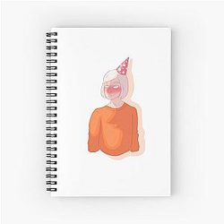Orange Aurora  Spiral Notebook