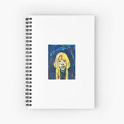 AURORA Blue Spiral Notebook