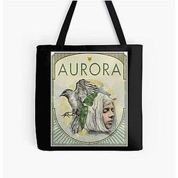 Aurora Aksnes Greenbird All Over Print Tote Bag