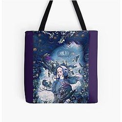 Aurora Aksnes Crows All Over Print Tote Bag