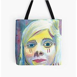 Watercolour AURORA All Over Print Tote Bag