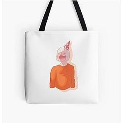 Orange Aurora  All Over Print Tote Bag