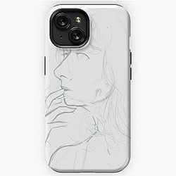 A sketch of aurora the singer  iPhone Tough Case
