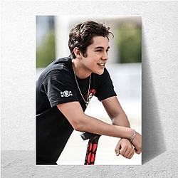 Austin Mahone Unieke Vocal Style Motif Austin Mahone Posters
