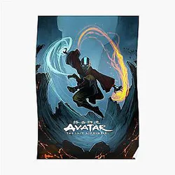 Avatar The Last Airbender Posters - Avatar the last airbender, Aang Poster Poster RB2712
