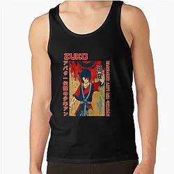 Avatar The Last Airbender Tank Tops - The Last Airbender Avatar Action Anime Zuko Funny Art Tank Top RB2712