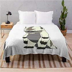 Avatar The Last Airbender Blanket - Standing Appa: Avatar The Last Airbender Throw Blanket RB2712