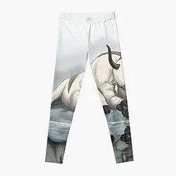 Avatar The Last Airbender Leggings - Appa and Aang are sleeping Leggings RB2712
