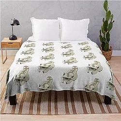 Avatar The Last Airbender Blanket - Appa- Avatar the Last Airbender Throw Blanket RB2712