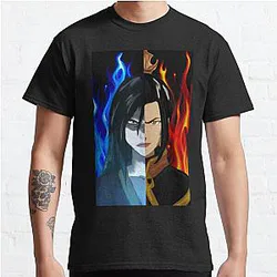 Avatar The Last Airbender T-Shirts - Azula Fire Princess - Fire Lord Azula split Classic T-Shirt RB2712