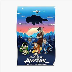Avatar The Last Airbender Posters - Avatar the last airbender, Aang Poster Poster RB2712