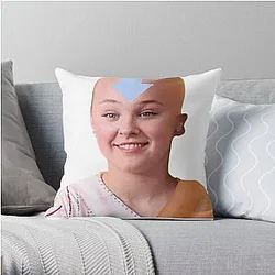 Avatar The Last Airbender Pillows - Jojo Siwa Avatar the Last Airbender meme Throw Pillow RB2712