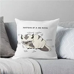 Avatar The Last Airbender Pillows - Anatomy of a Sky Bison Throw Pillow RB2712