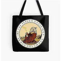 Avatar The Last Airbender Bags - The Person Uncle Iroh T-Shirt All Over Print Tote Bag RB2712