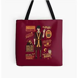 Avatar The Last Airbender Bags - Hello, Zuko Here! All Over Print Tote Bag RB2712