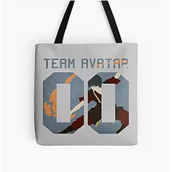 Avatar The Last Airbender Bags - Team Avatar Zuko All Over Print Tote Bag RB2712