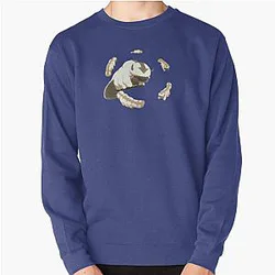 Avatar The Last Airbender Sweatshirts - Appa and Baby Sky Bisons Pullover Sweatshirt RB2712