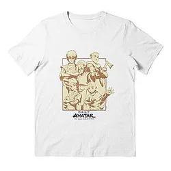 All Nations Group Portrait Badge TTPM1102 Avatar The Last Airbender T-Shirts