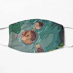Avatar The Last Airbender Face Masks - Turtle duck pond avatar the last airbender Flat Mask RB2712