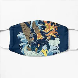 Avatar The Last Airbender Face Masks - Avatar Aang and Avatar Korra Flat Mask RB2712