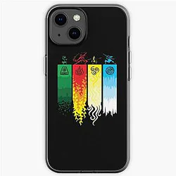 Avatar The Last Airbender Cases - Element Symbols Avatar The Last Airbender iPhone Soft Case RB2712