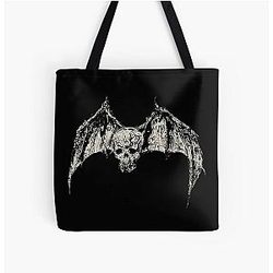 Bat Skull All Over Print Tote Bag RB3010