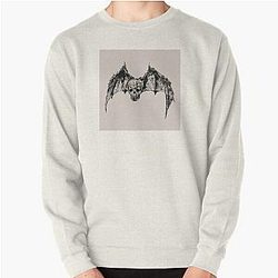 Classic Bats Skull Pullover Sweatshirt RB3010