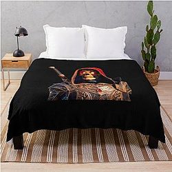 Avowed fan art characters throw blanket