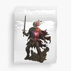 Undead Warrior of Eora Fantasy RPG Inspired 3D Design Duvet Cover