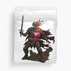 Undead Warrior of Eora – Fantasy RPG Avowed 3D Design Duvet Cover