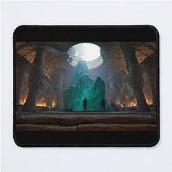 Avowed Video Game Living Landscape Adra Pillar Mouse Pad
