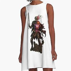 Undead Warrior of Eora  
Fantasy 
RPG Avowed 3D Design A-Line Dress