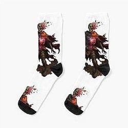 Undead Warrior of Eora Fantasy RPG Avowed Inspired 3D Design Socks