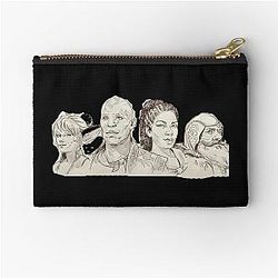 Avowed fan art characters zip pouch