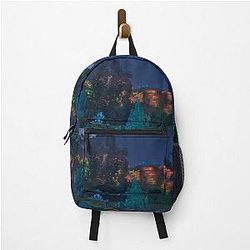 Avowed Video Game Living Landscape Nighttime Mushrooms Backpack
