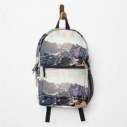 Avowed Video Game Living Landscape Edit Desert Sunset Backpack