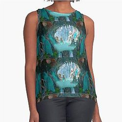 Avowed Video Game Landscape Edit Sleeveless Top