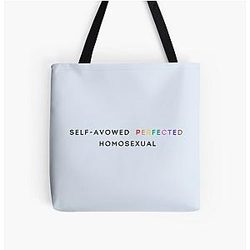 Self-avowed practicing homosexual All Over Print Tote Bag