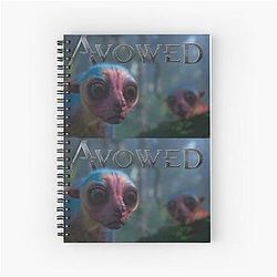 Of Avowed Video Game Creature Notebook