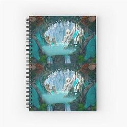 Avowed Video Game Living Landscape Spiral Notebook