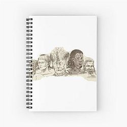 Avowed fan art characters notebook