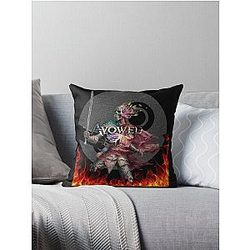 Avowed fan art characters throw pillow