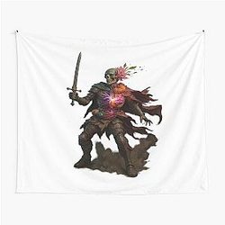 Undead Warrior of Eora Fantasy RPG Avowed 3D Design Tapestry