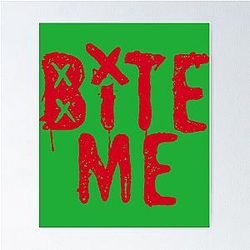 Avril Lavigne Bite Me-Sk8er Boi Classic  Poster