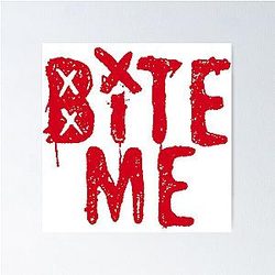 Bite Me Avril Lavigne Poster